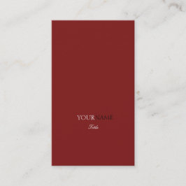 Groon Lipstick Red Elegante Falu Red Visitkort