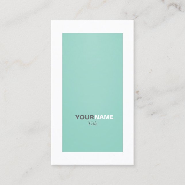 Groon Retro Visitkort (Framsida)