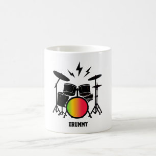 Groove Guardian Anpassningsbar Drum Kit Personlig Magisk Mugg