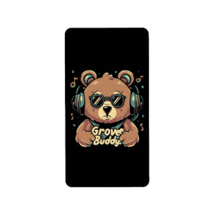Groove kompis adressetikett
