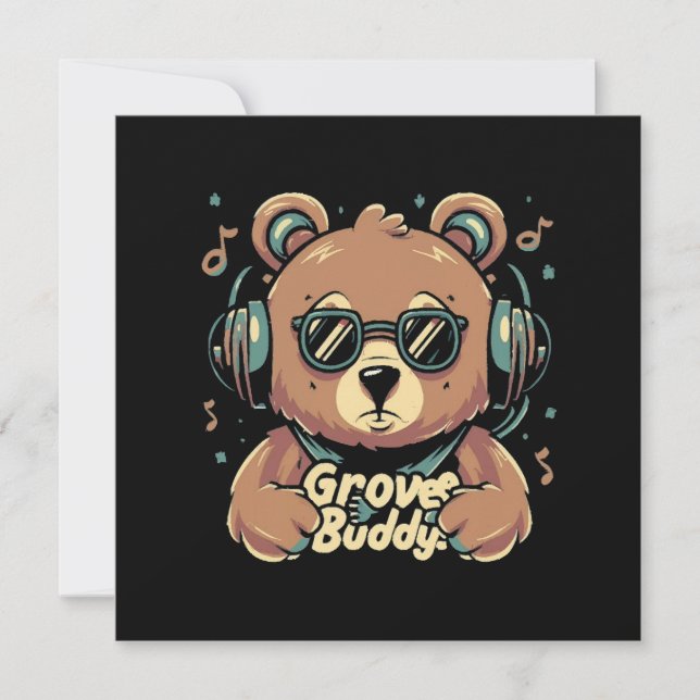 Groove kompis inbjudningar (Framsida)