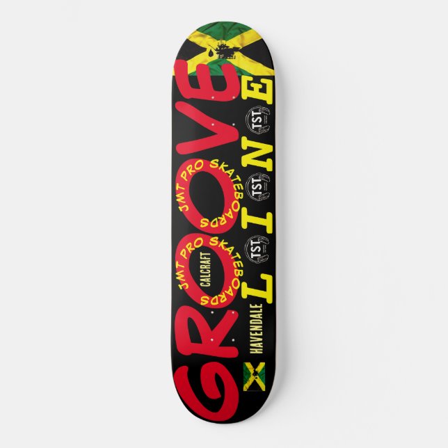 GROOVE LINE 8 1/4-tums Skateboard-däck Mini Skateboard Bräda 18,5 Cm (Framsida)