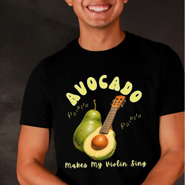 Groove Retro Avocado Fruit Healthy Eating AI Art T Shirt (Skapare uppladdad)