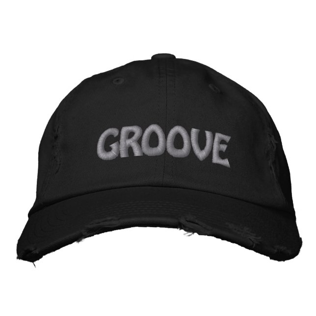 GROOVE SILVER BRODERAD KEPS (Framsida)