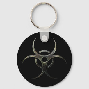 Groovie Biohazardsymbol - keychain Nyckelring