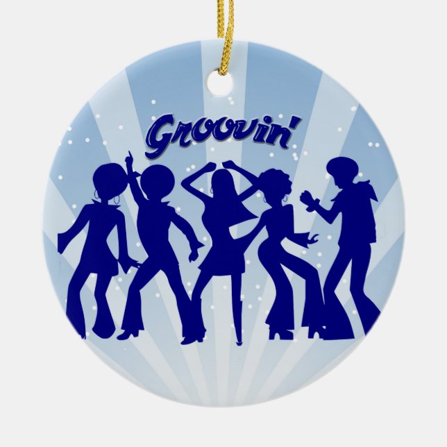 Groovin' Julgransprydnad Keramik (Framsidan)