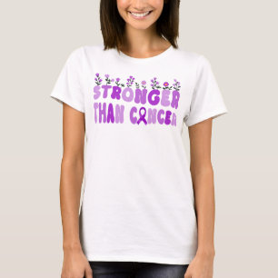 Groovisk vilda blomma starkare än pankreascancer t shirt