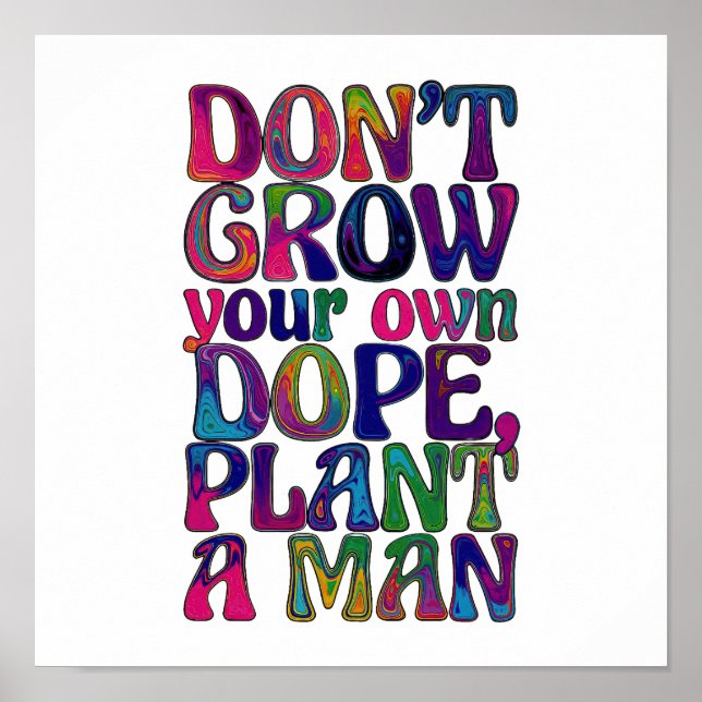 Groovology – Plantera ord Poster (Framsidan)