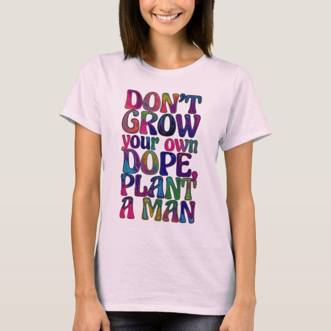 Groovology – planterar ord t shirt (Framsida)