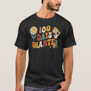 Groovy 100 dagar Smartare Hippie-lärare 100 dagar T Shirt