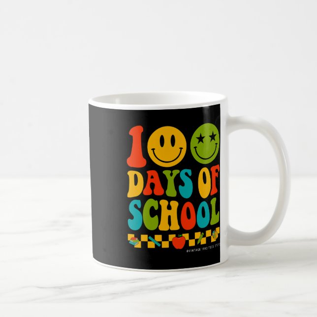 Groovy 100 dagars skollärarbarn i Student Kaffemugg (Höger)