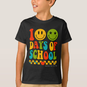 Groovy 100 dagars skollärarbarn i Student T Shirt