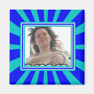 Groovy 1970's Retro Photo Ram Magnet