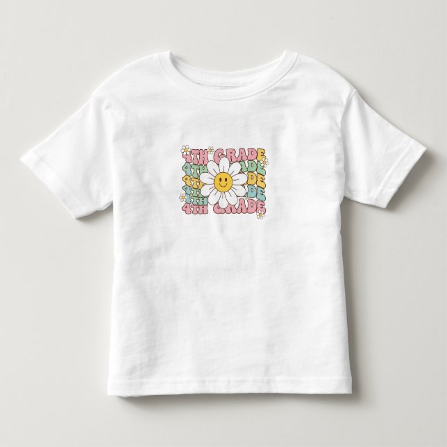 Groovy 4:e Klass Back to school T Shirt (Framsida)