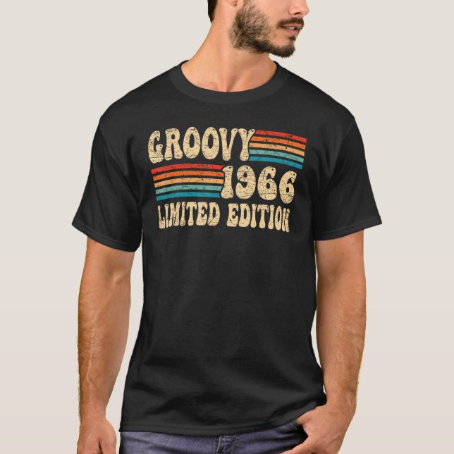 Groovy 56:e födelsedagen 1966 56:e året gammal Gro T Shirt (Framsida)