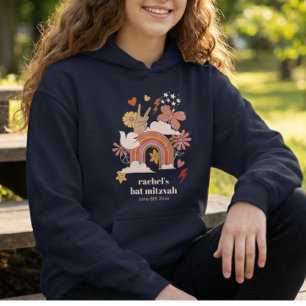Groovy 70-tal Hippie Fred Bat Mitzvah Present T Shirt