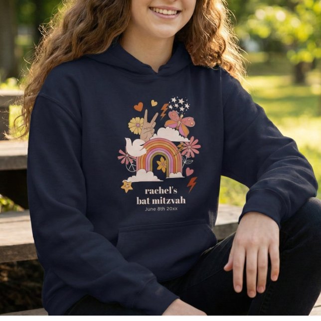 Groovy 70-tal Hippie Fred Bat Mitzvah Present T Shirt (Skapare uppladdad)