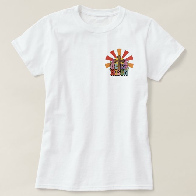 Groovy 70-talet är han uppkommen solsprängare t shirt (Design framsida)