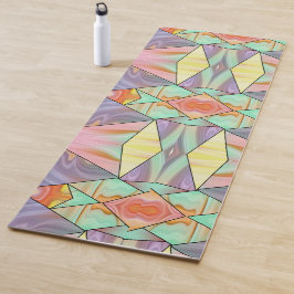 Groovy 70-talets Rosa lila och teal Marble mönster