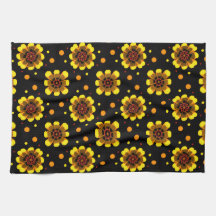 Groovy 70-tals Daisy Flower Power Mönster