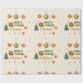 Groovy 70-tals Julfest Presentpapper