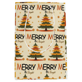 Groovy 70-tals Retro Julgran Holiday
