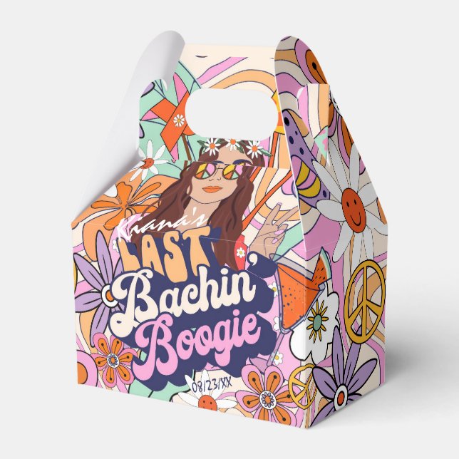 Groovy 70s Bachelorette Last Bachin'Boogie ID929 Presentaskar (Framsidan Sidan)