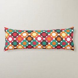 Groovy 70s Retro Flower Pattern | Bold Boho Floral Kroppskudde