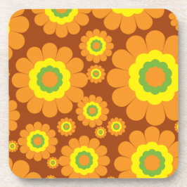 Groovy 77 Flowers Underlägg