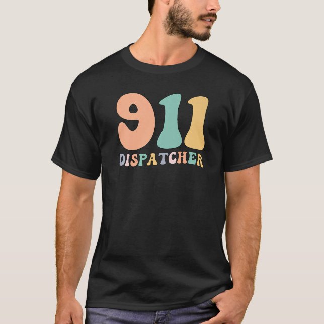Groovy 911 Dispatcher Proud 911 Operator T Shirt (Framsida)
