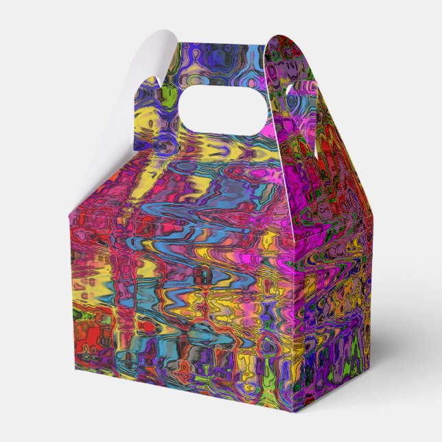 Groovy Abstrakt Presentaskar (Baksidan Sidan)