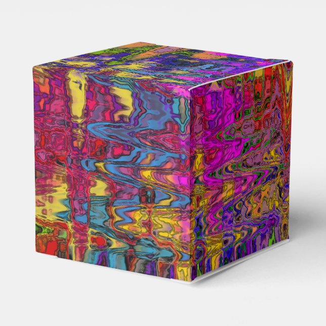 Groovy Abstrakt Presentaskar (Baksidan Sidan)