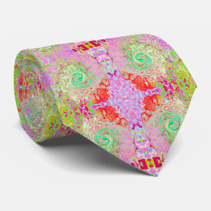 Groovy Abstrakt Retro Pastel Grönt Liquid Swirl Slips