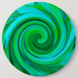 Groovy Abstrakt Turcos Liquid Swirl Painting Knapp