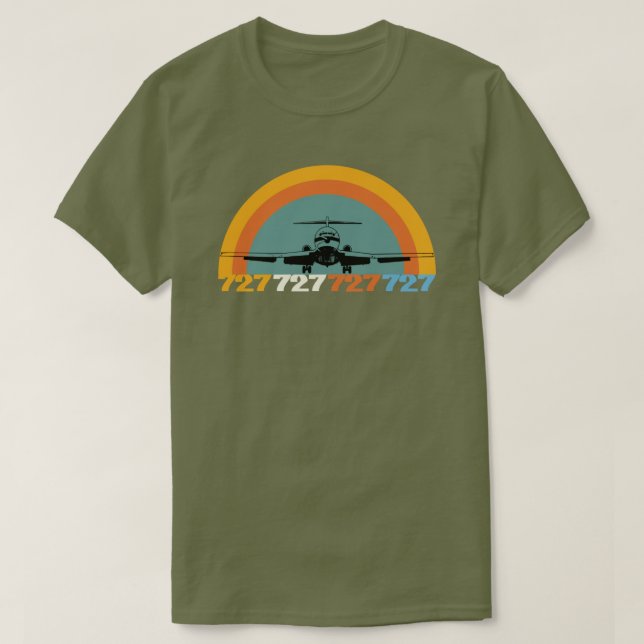 Groovy Age Retro Jet Tee Shirt (Design framsida)