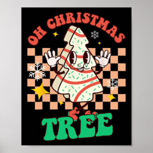 Groovy Ah Julgranstårta Debbie Becky Jen Ca Poster