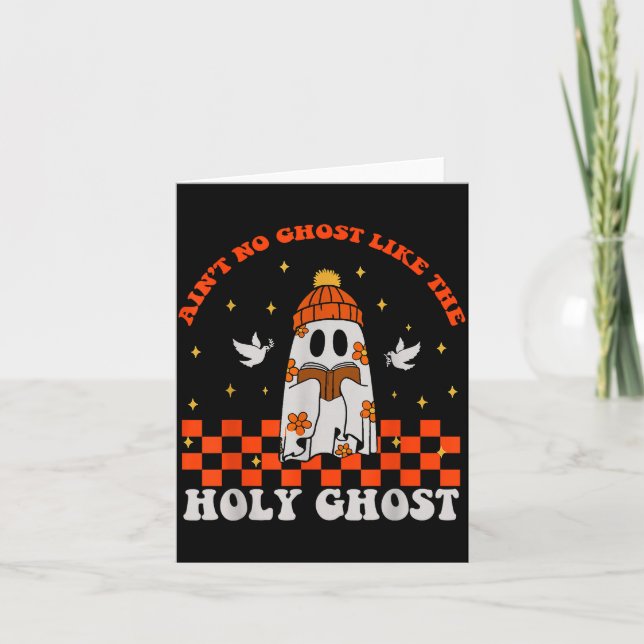 Groovy Ain't No Ghost Like The Holy Kristna Hall Kort (Framsida)
