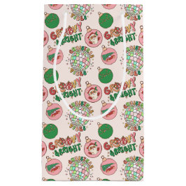 Groovy and Bright Pink and Green Retro Holiday
