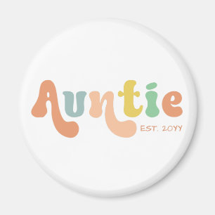 Groovy Anpassningsbar Auntie Etablerad Gåvor til Magnet