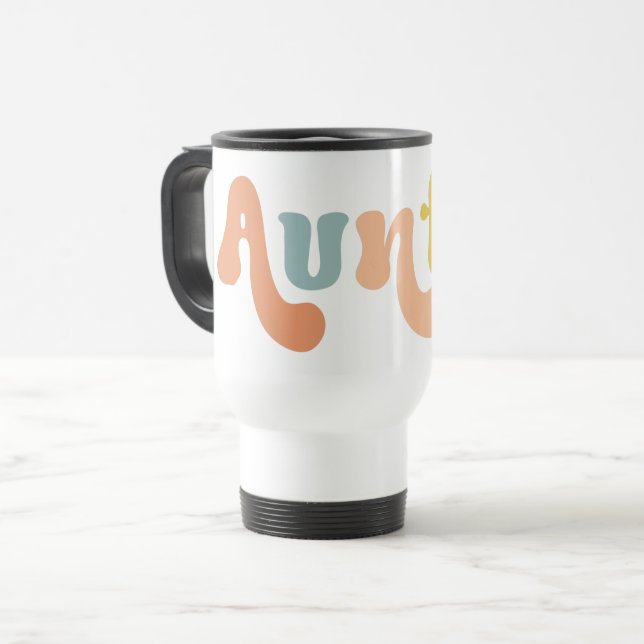 Groovy Anpassningsbar Auntie Etablerad | Gåvor til Resemugg (Framsida vänster)