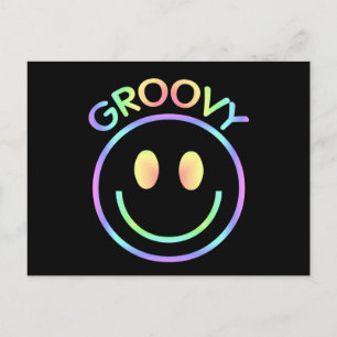 Groovy Ansikte Vykort