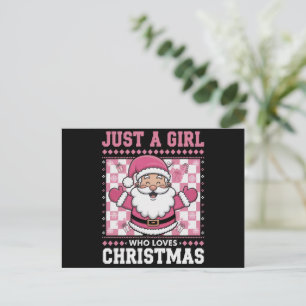 Groovy är bara en flicka som Kärlek jultomten Jula Helg Vykort