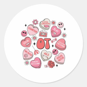 Groovy Arbetsterapi Valentine Ot Konversation Runt Klistermärke