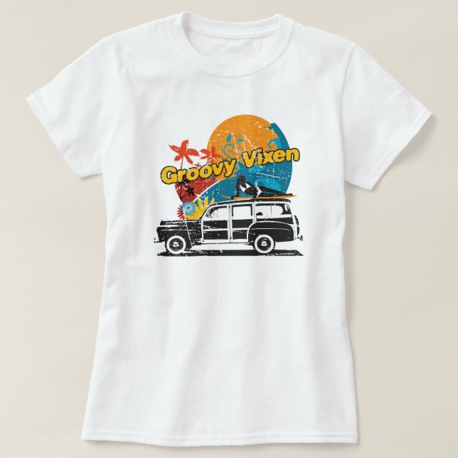 Groovy argbigga Woodie T Shirt (Design framsida)