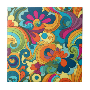 Groovy Art Ceramic Tile Kakelplatta