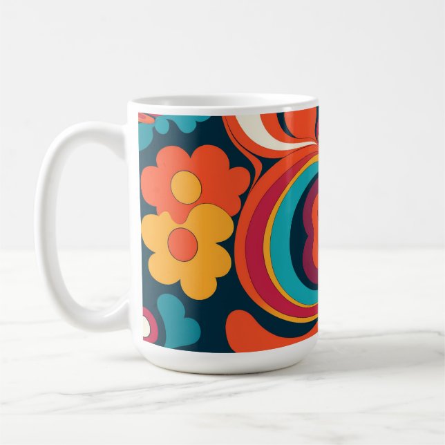 Groovy Art Coffee Mugg (Vänster)