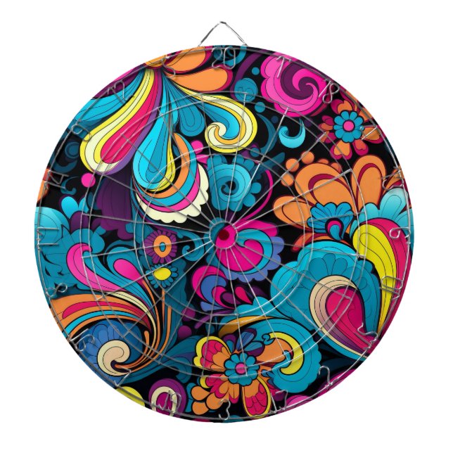 Groovy Art Dartboard Darttavla (Framsidan)