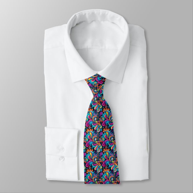 Groovy Art Neck Tie Slips (Bunden)