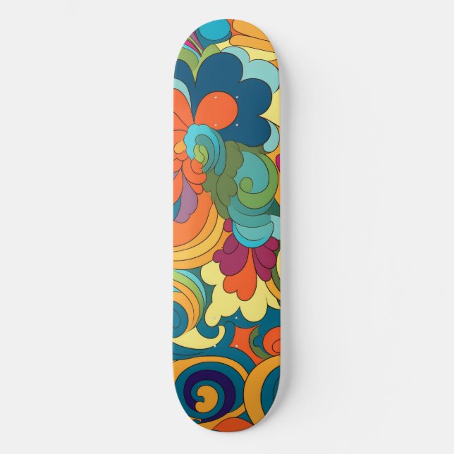 Groovy Art Skateboard (Framsida)