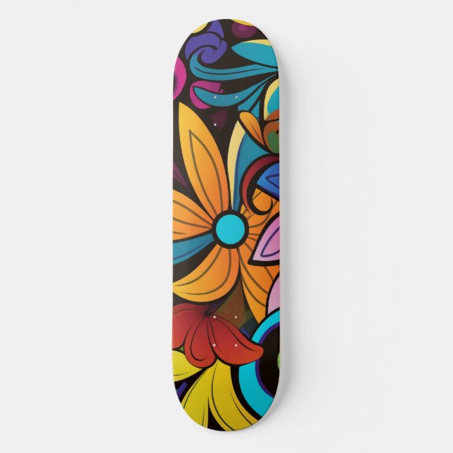 Groovy Art Skateboard (Framsida)